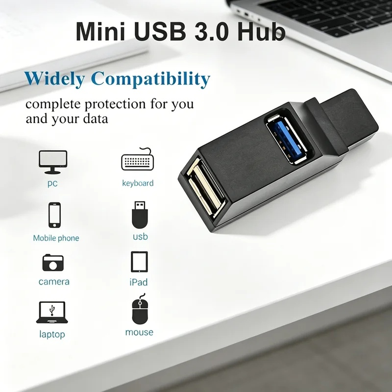Tablet With All Accessories - Hub USB 3.0 2.0 Rotativo com