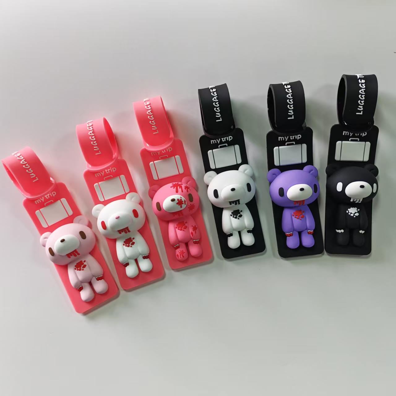 Tablet Cute Accessories - Etiqueta de Bagagem de Silicone com