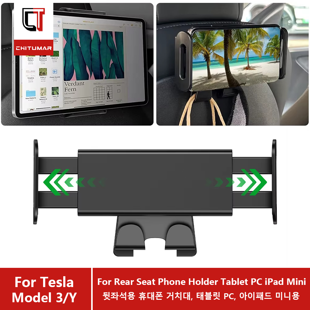 Tesla Tablet Accessories - Suporte de Tablet para Encosto de