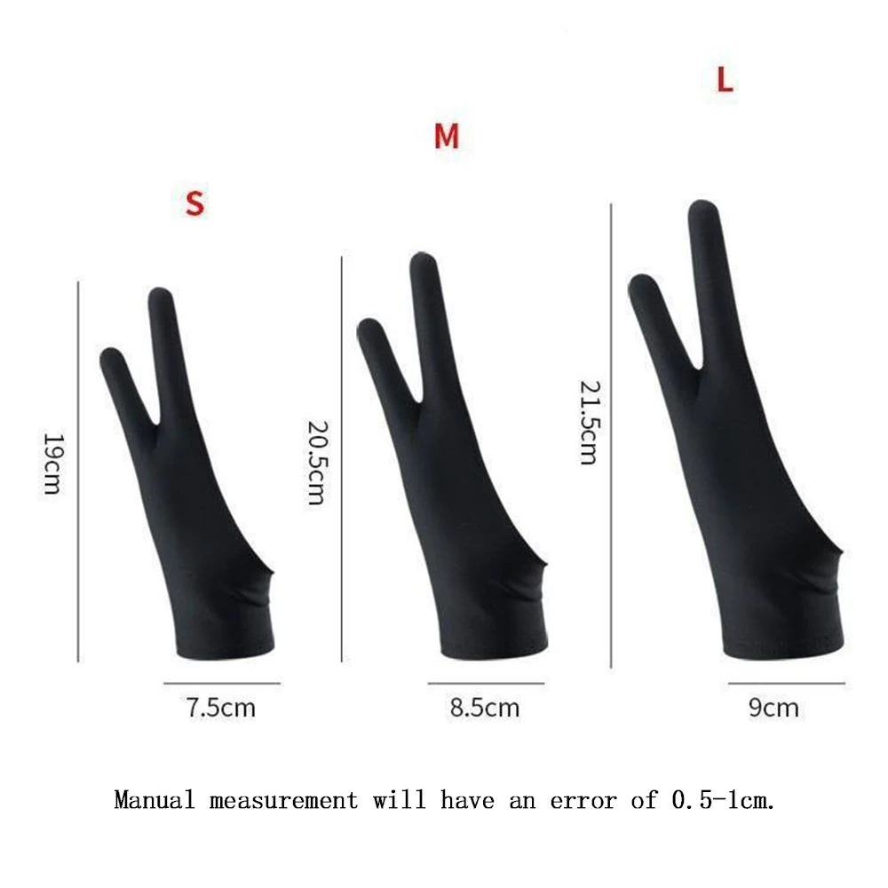 Drawing Glove Artist - Luva de pintura anti-toque tablet luva