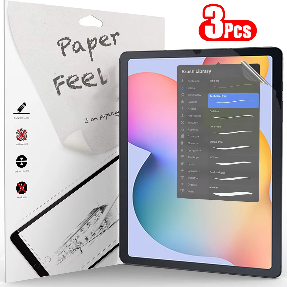 Samsung Tablet S10 Accessories - 3 pçs papel sentir como protetor