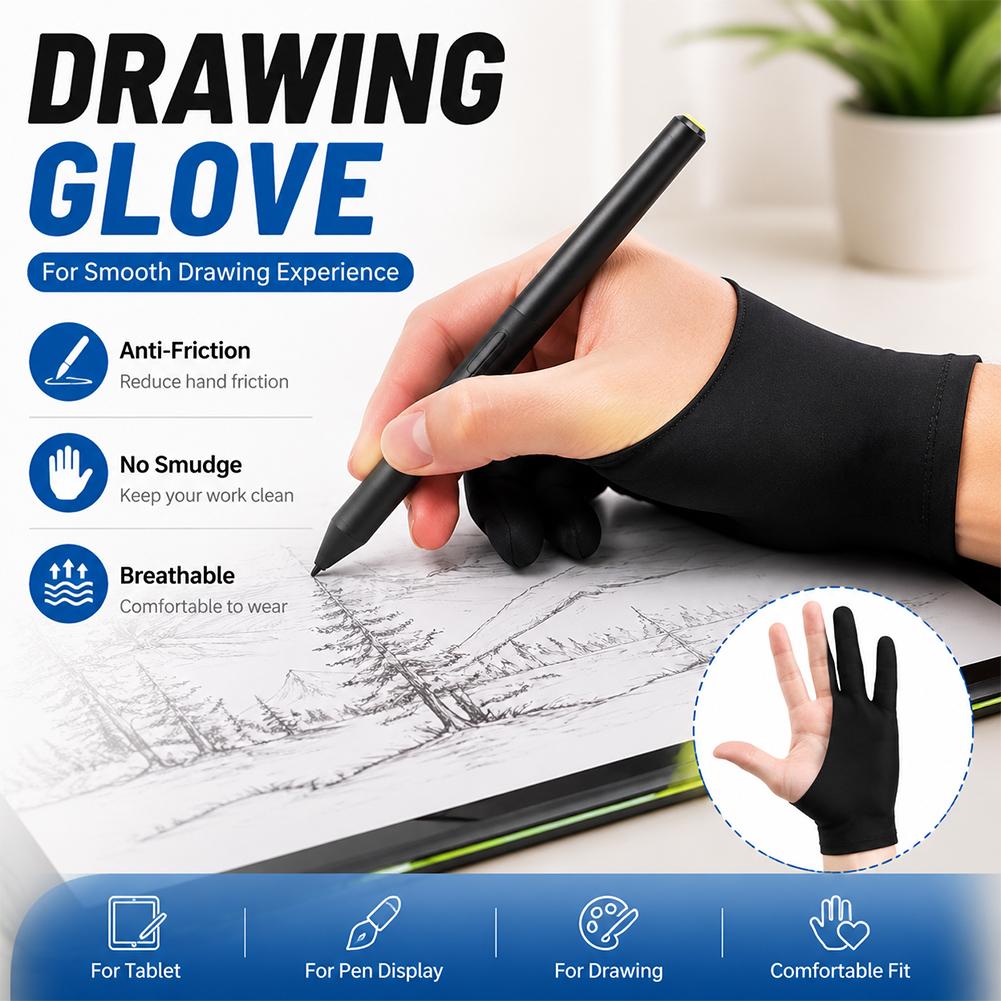 Drawing Glove Artist - Luva de Desenho Antitoque para Tela,