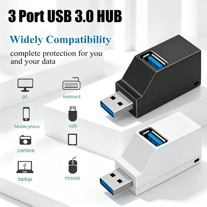 Hub USB 3.0 2.0 Rotativo com 3 - Tablet With All Accessories avaliação e preço