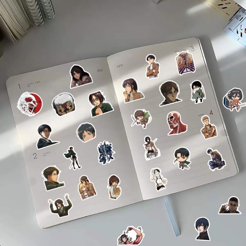 60 Adesivos de Anime Attack on - Tablet Cute Accessories avaliação e preço
