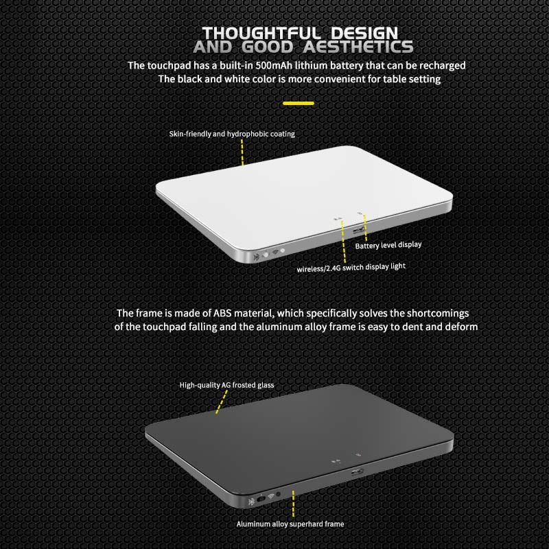 Rato trackpad usb com fio, gra - Bluetooth Trackpad avaliação e preço
