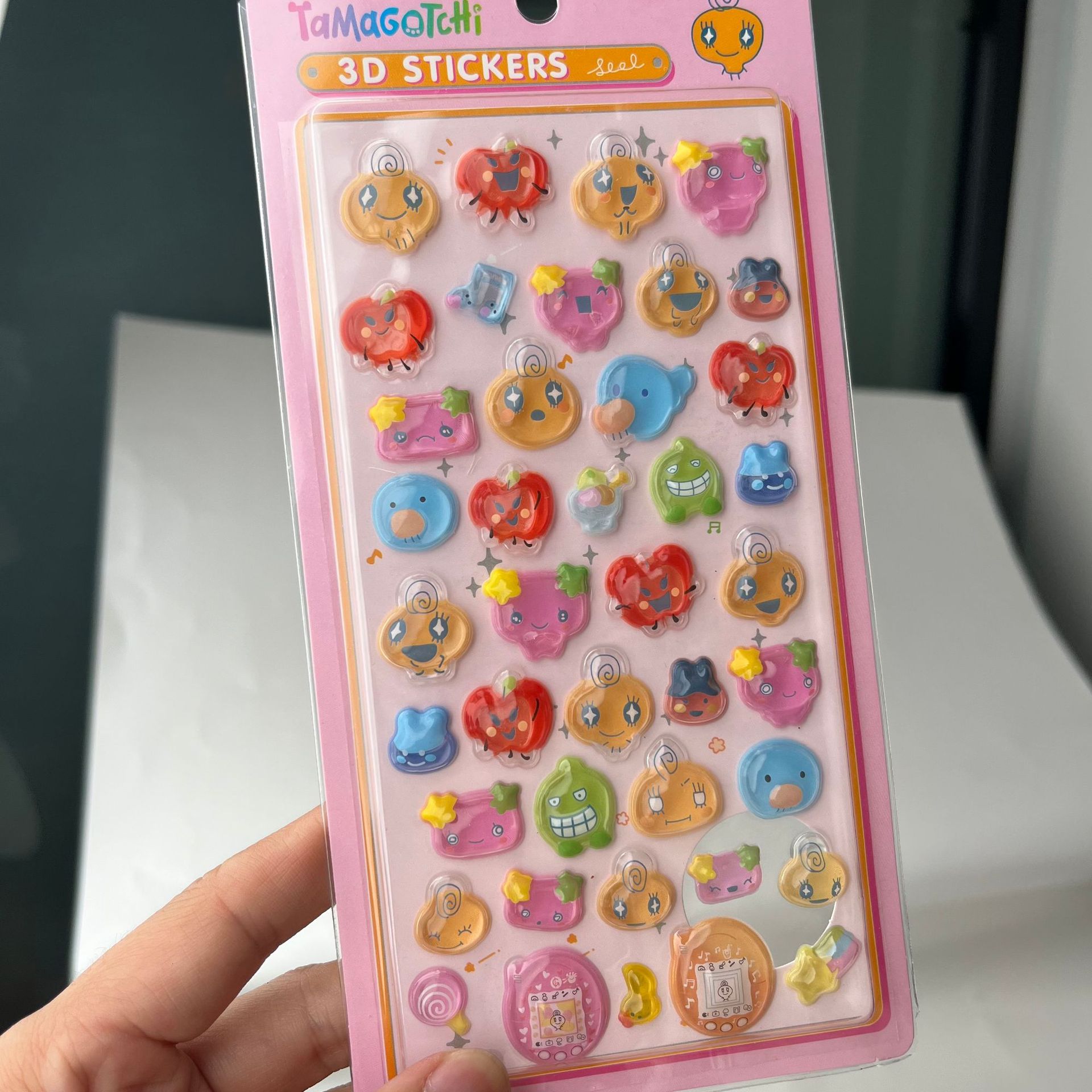 Adesivos 3D Fofos Tamagotchi:  - Tablet Cute Accessories avaliação e preço