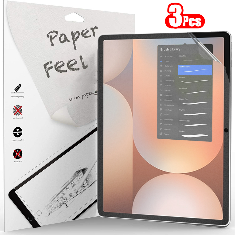 3 unidades de papel sentir com - Samsung Tablet S10 Accessories avaliação e preço