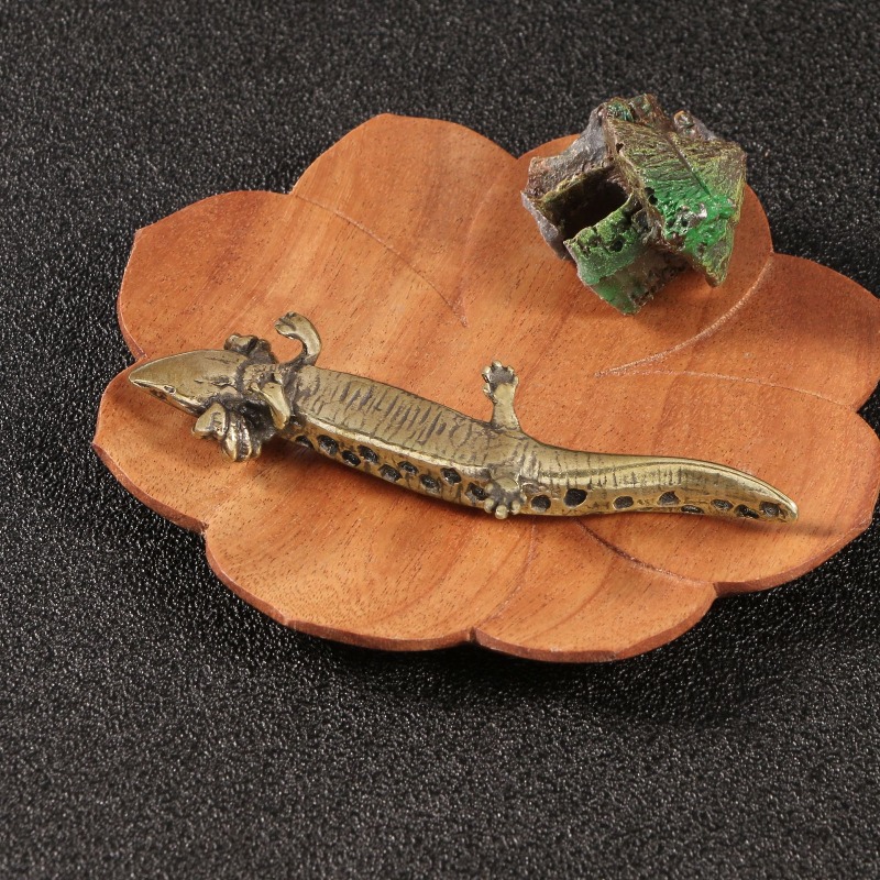 1 pc criativo latão salamandra - Tablet With All Accessories avaliação e preço