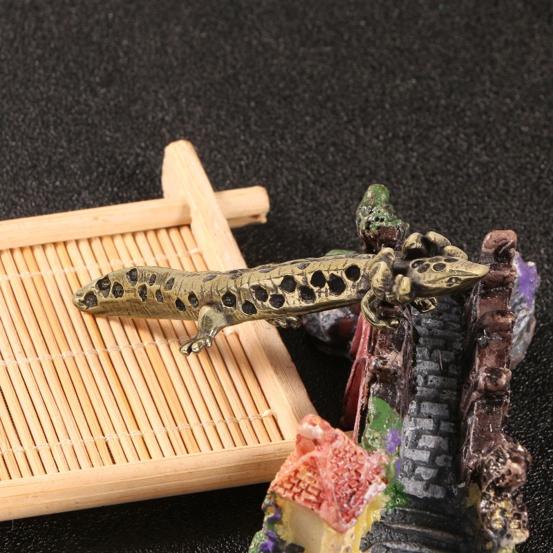1 pc criativo latão salamandra - Tablet With All Accessories avaliação e preço