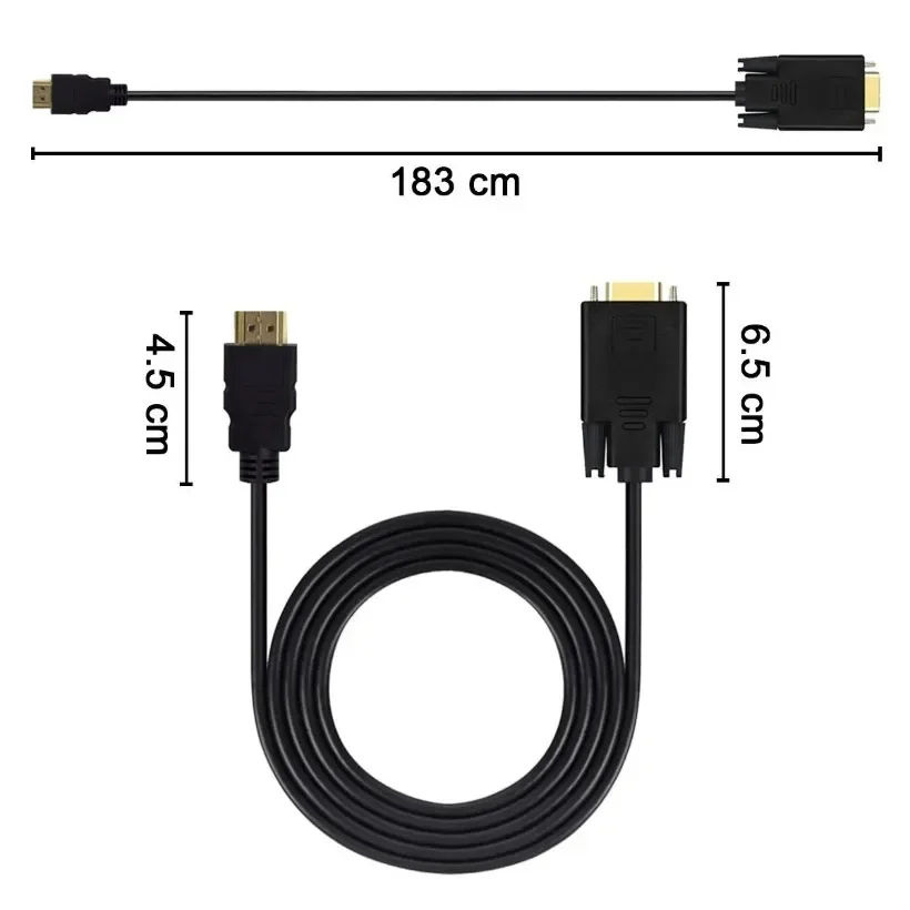 Adaptador HDMI para VGA, Conve - Tablet Lap Desk avaliação e preço